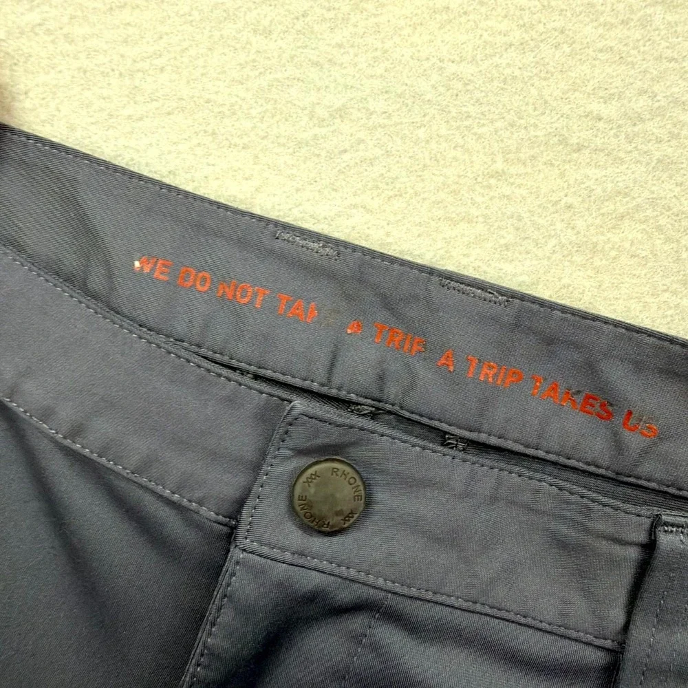 Rhone Commuter Chino Shorts Mens 31 Navy Stretch Golf Performance Golf Sun Faded